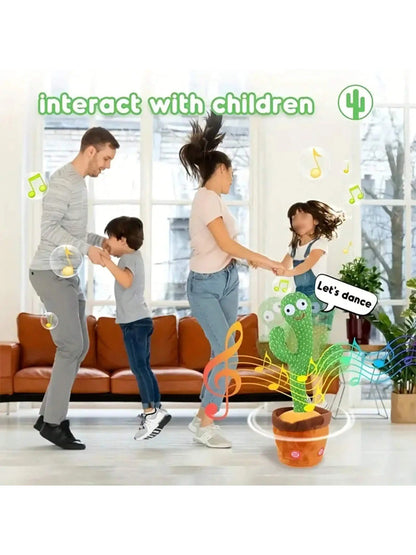 Dancing Talking Cactus Toy - Singing, Mimicking & Recording for Kids