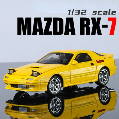 1/32 Initial D Mazda RX7 Diecast Model Car - Sound and Light Features