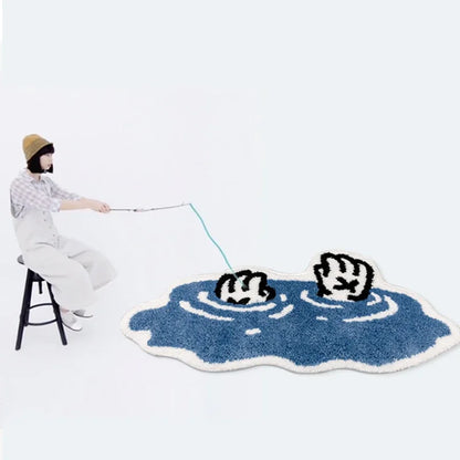 Falling Carpet - Cartoon Pattern Soft Plush Rug for Living Room and Bedroom