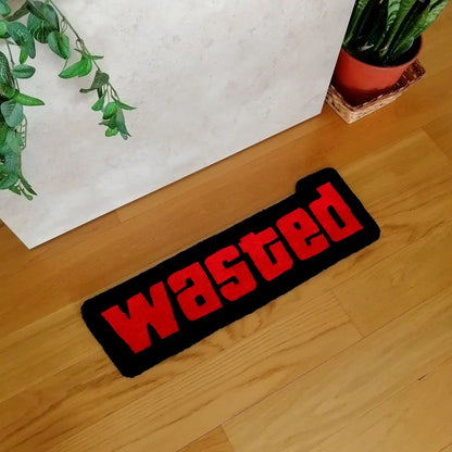Wasted Custom Rug - Non-Slip Area Rug for Home Decor with Advanced Printing Technology