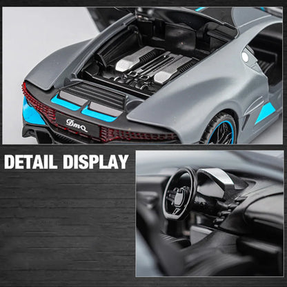 1/32 Bugatti Divo Alloy Diecast Model Car