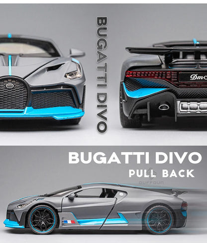 1/32 Bugatti Divo Alloy Diecast Model Car