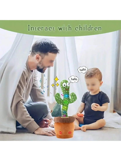 Dancing Talking Cactus Toy - Singing, Mimicking & Recording for Kids