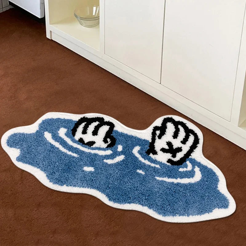 Falling Carpet - Cartoon Pattern Soft Plush Rug for Living Room and Bedroom